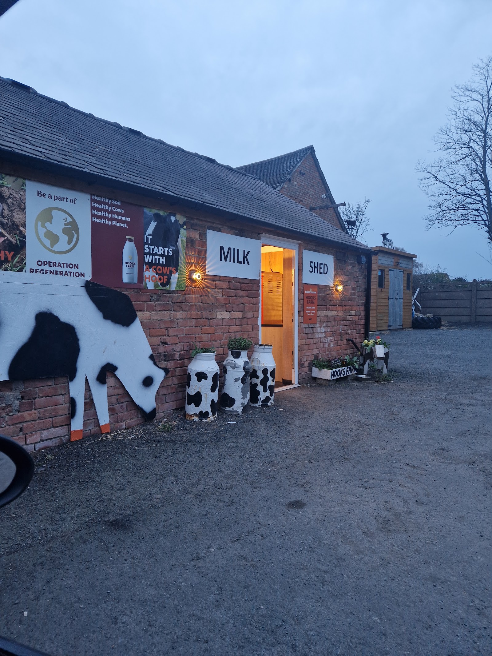 Milk Shed Hooks Farm Dairy
