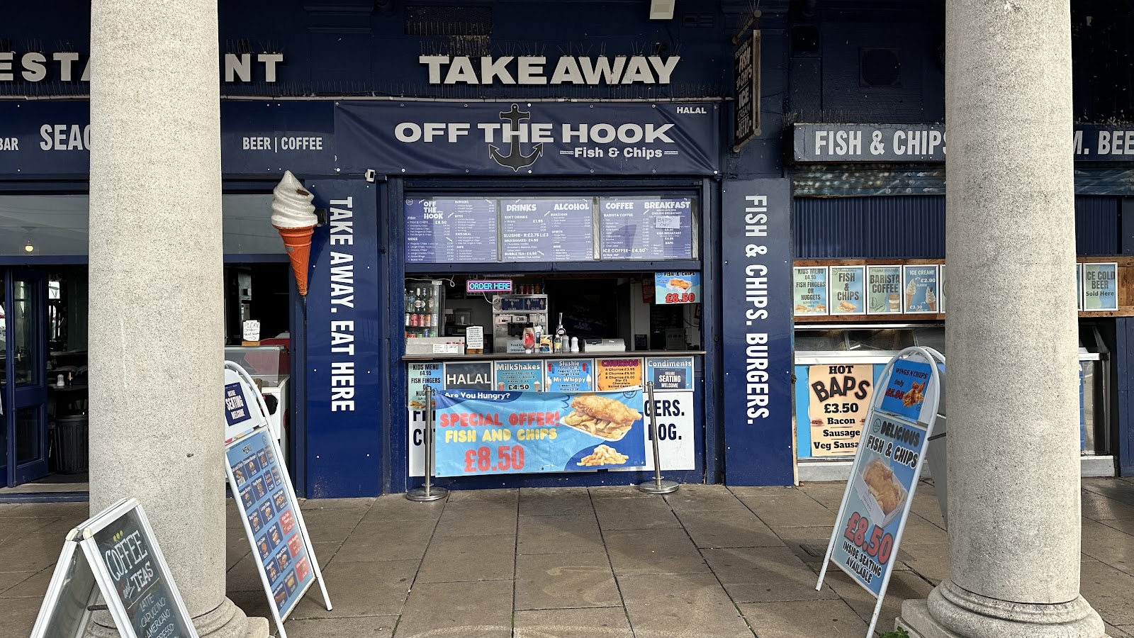 OFF THE HOOK - Fish and Chips (Halal)