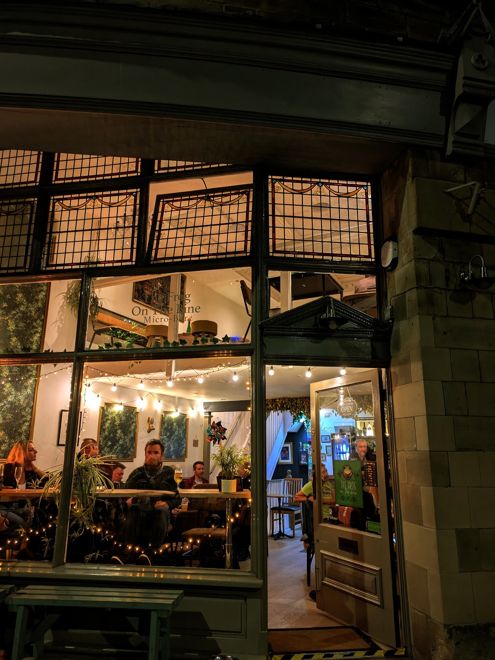 The Frog on the Bine