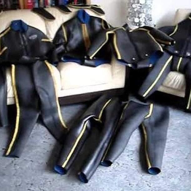 Blue pool vintage museum