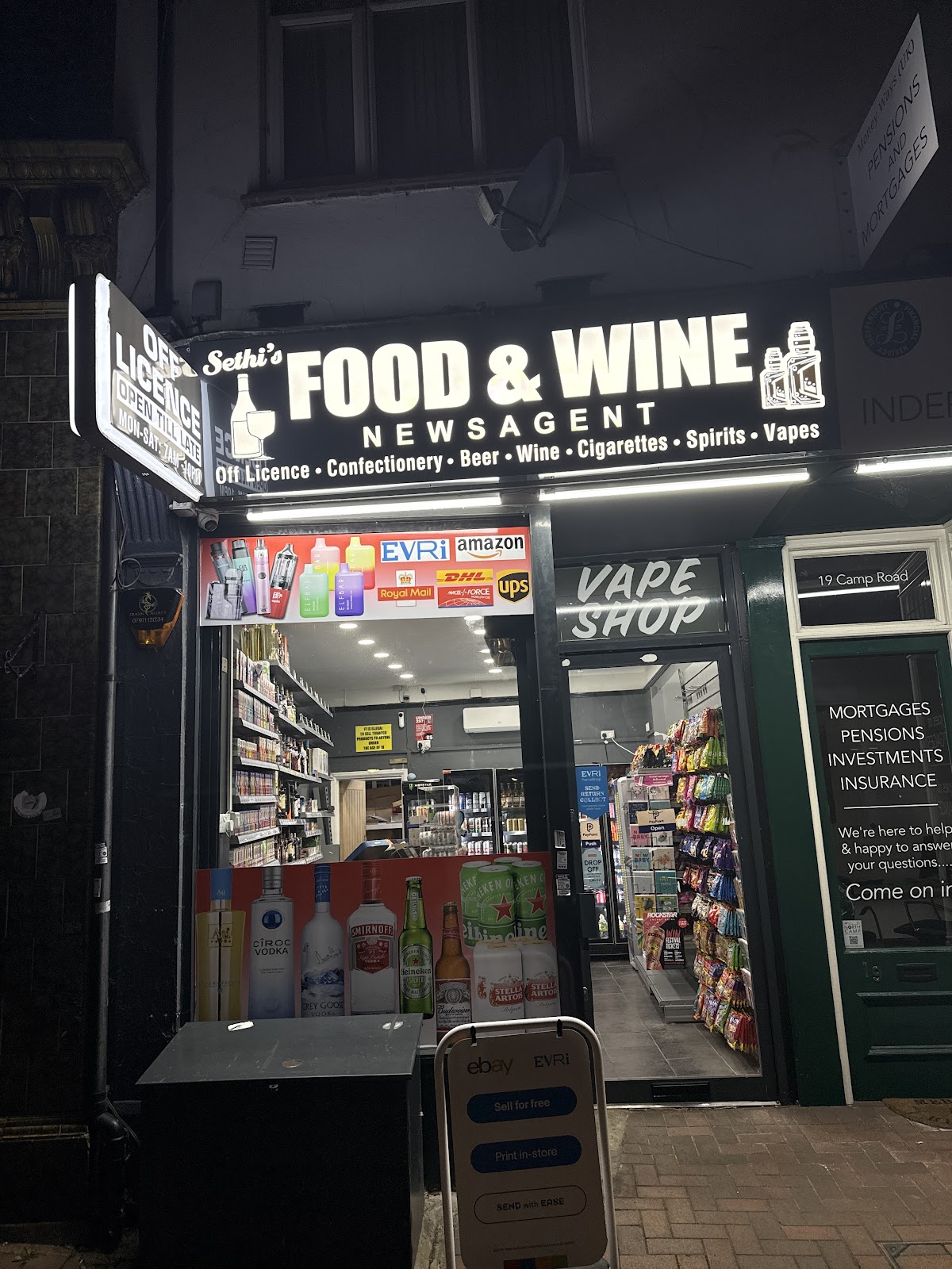 Sethi’s Food & Wine LTD