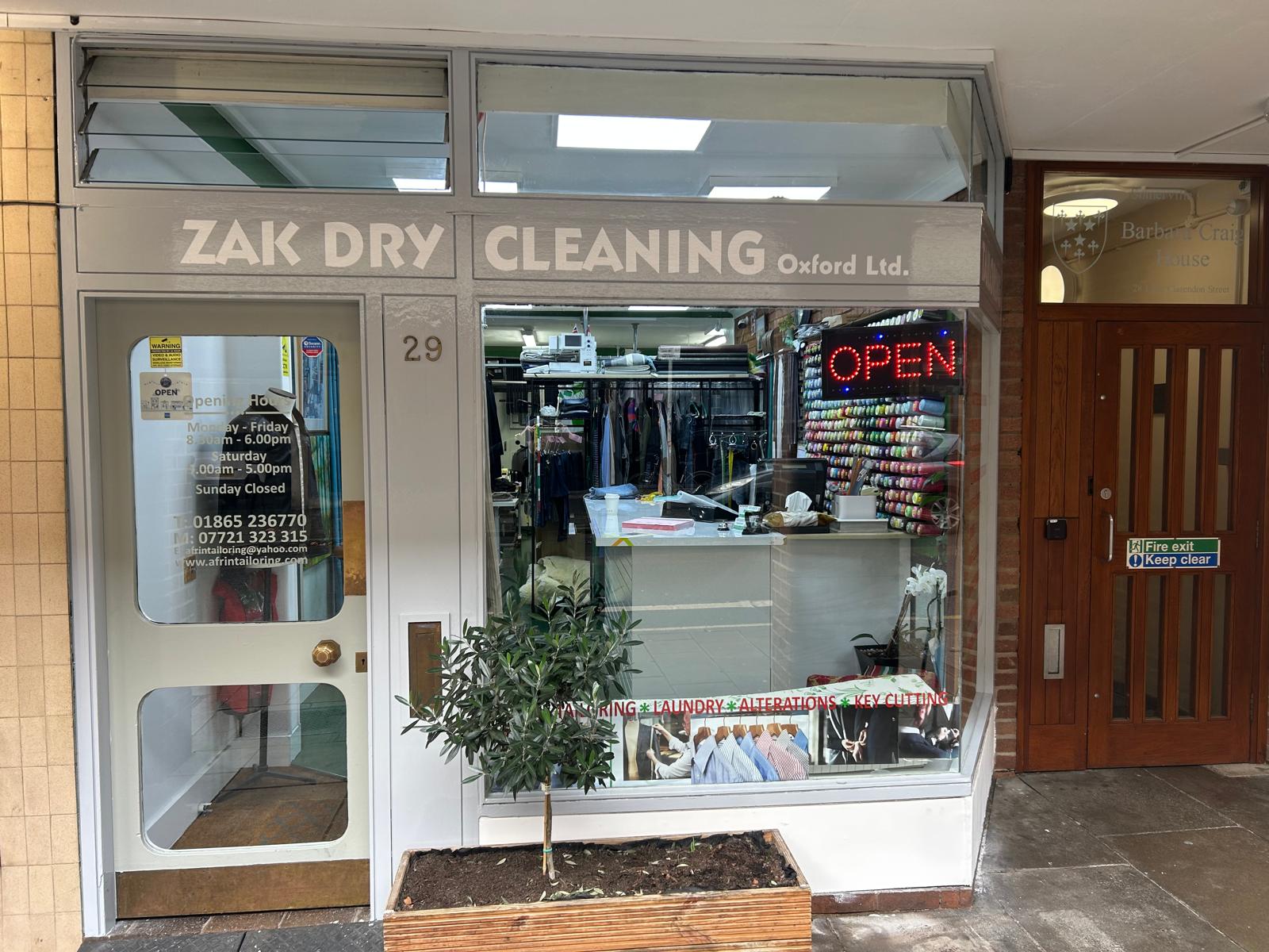 Zak Dry Cleaners Oxford Limited
