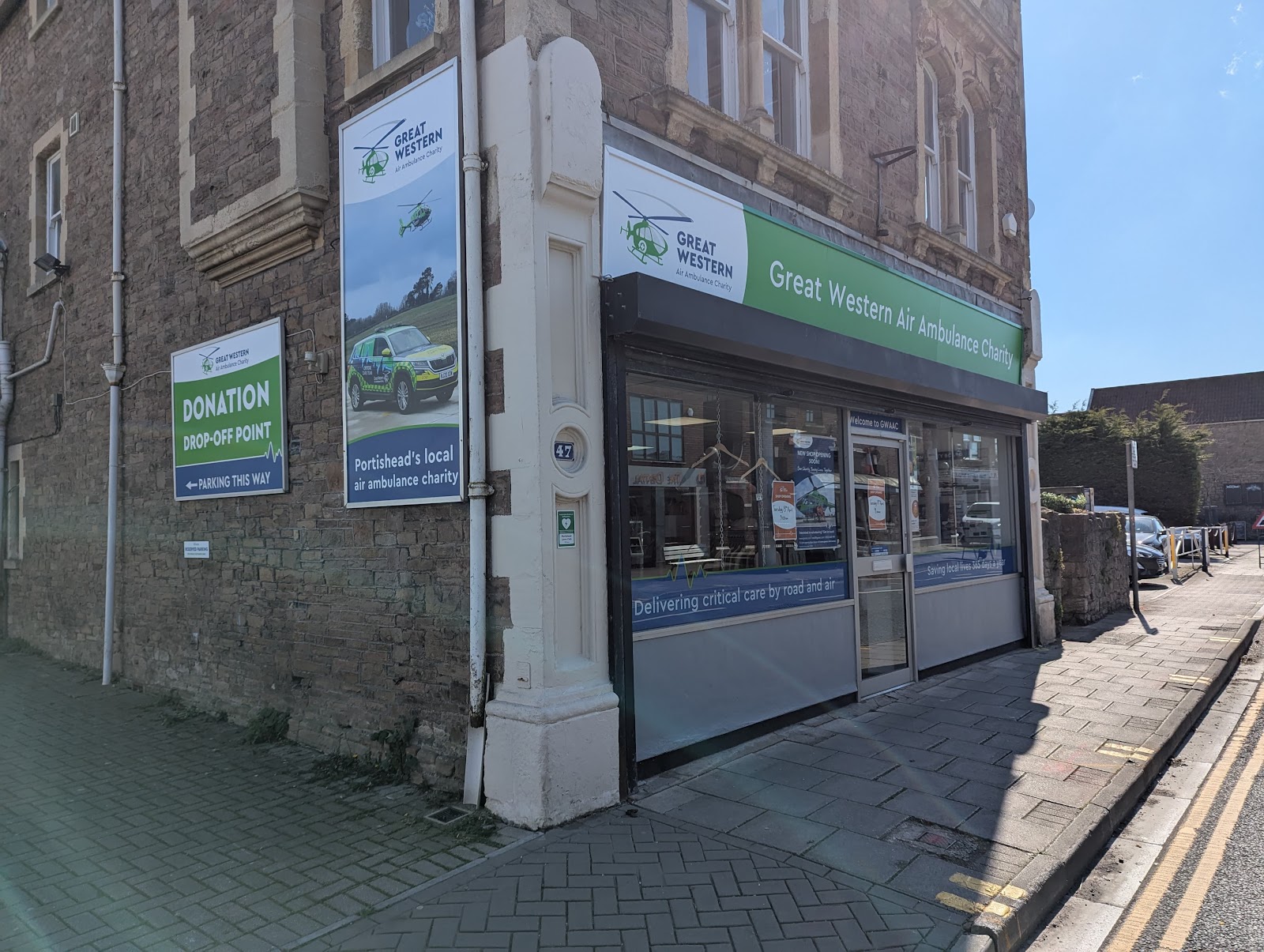 Great Western Air Ambulance Charity - Portishead Shop