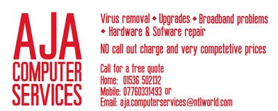 A J A Computerservices/Repairs