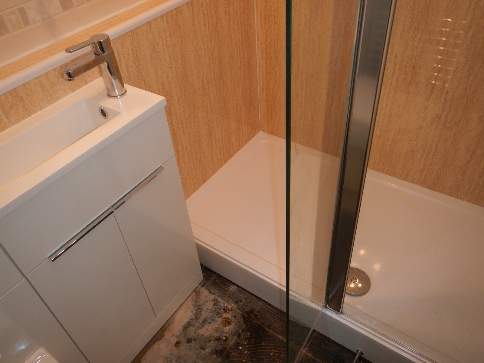 Affinity Bathrooms. Walk in showers.