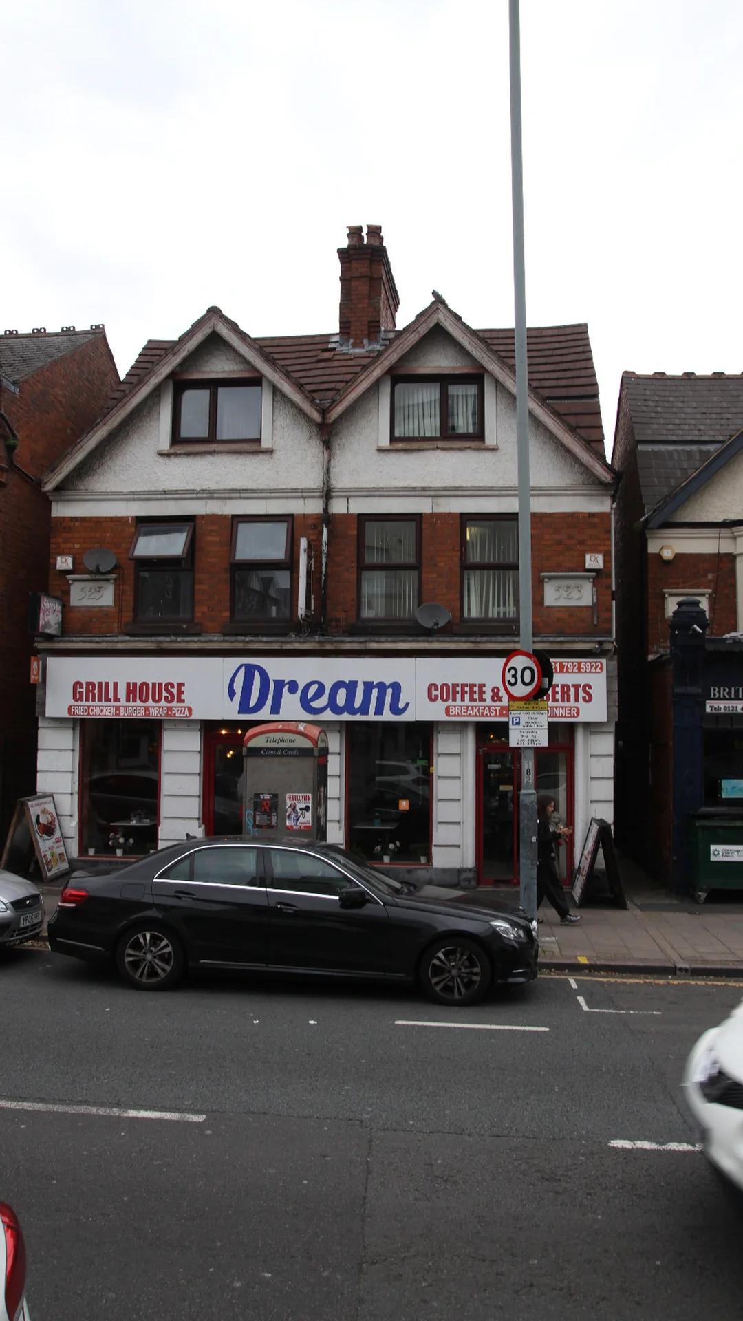 Dream cafe and restaurant.