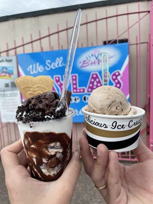 Layla's Italian ice cream