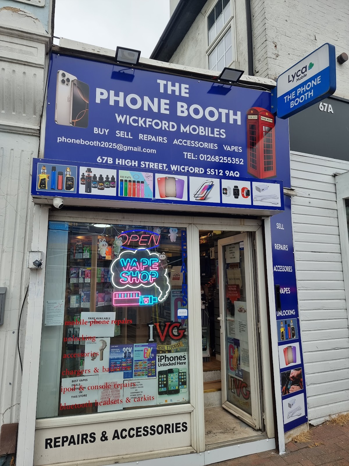 THE PHONE BOOTH WICKFORD MOBILES